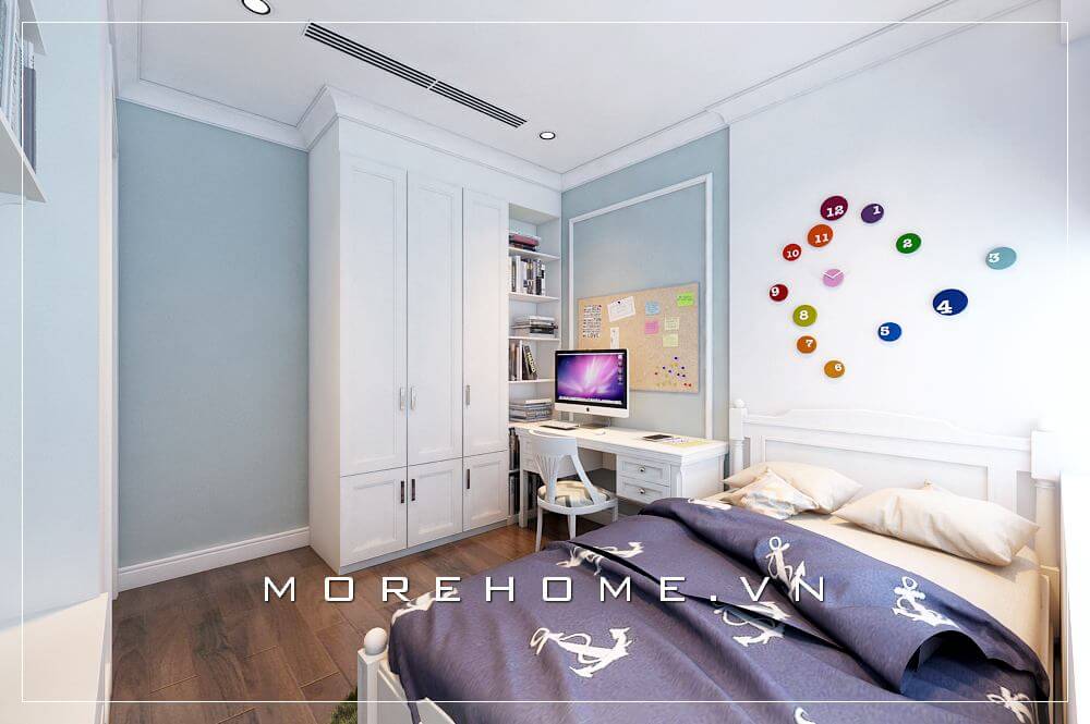 Tủ quần áo màu trắng